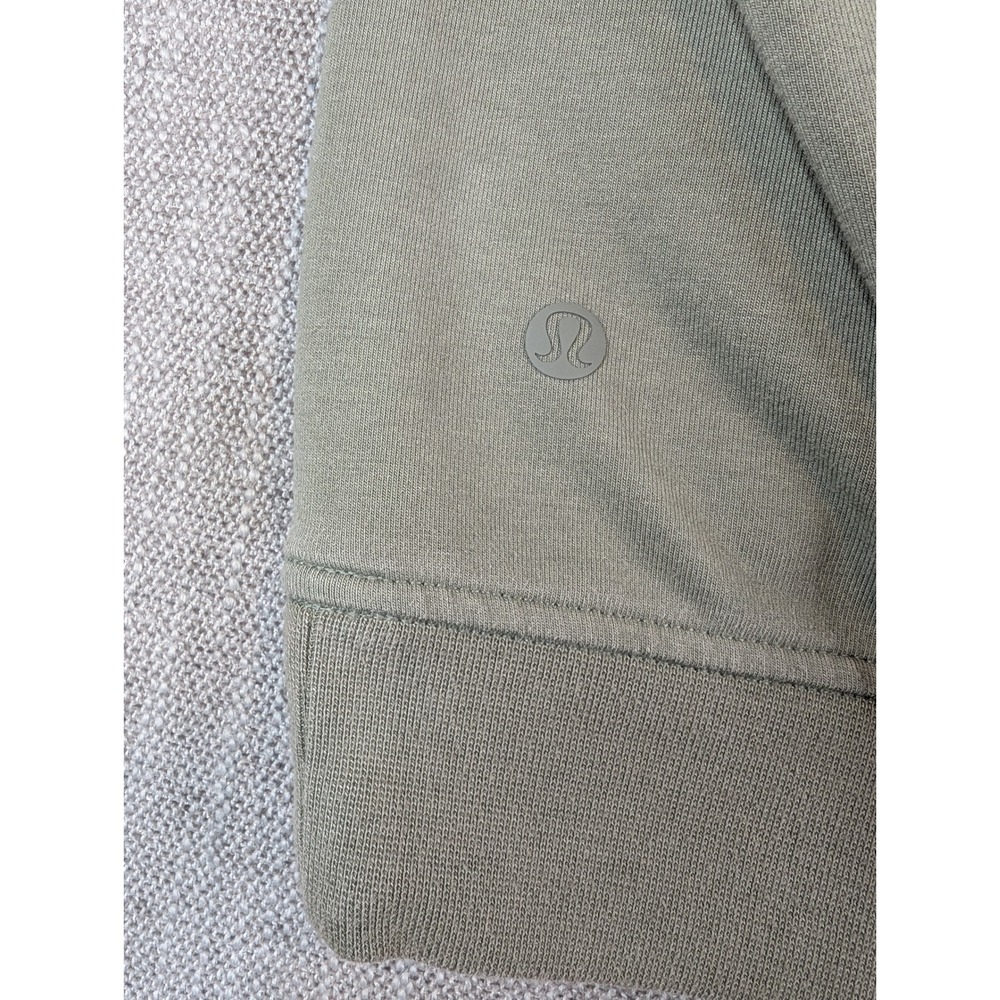 Lululemon Hoodie Mens L Sage Green City Sweat French Terry Pullover Sweatshirt - Picture 7 of 7